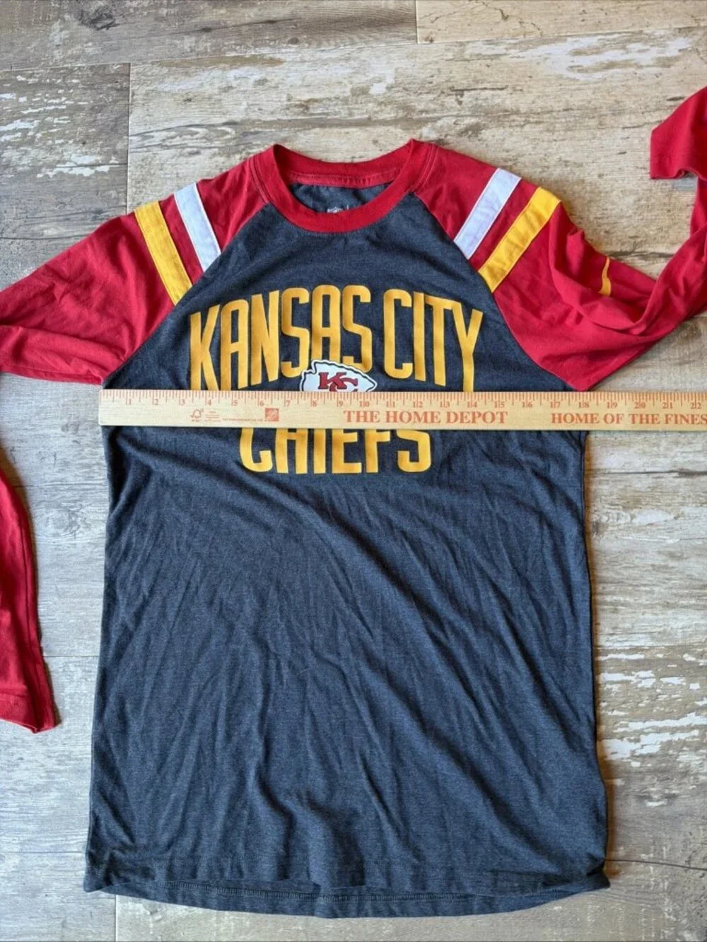 NIKE Kansas City Chiefs Shirt Long Sleeve NFL Adult Small